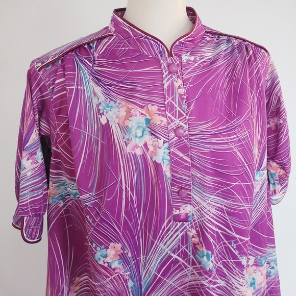 Refashioned Vintage Swing Dress (M/L) - Picture 3 of 10